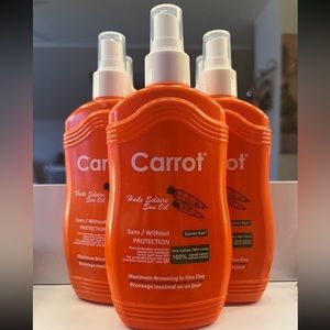 Carrot Sun Tanning Oil Spray